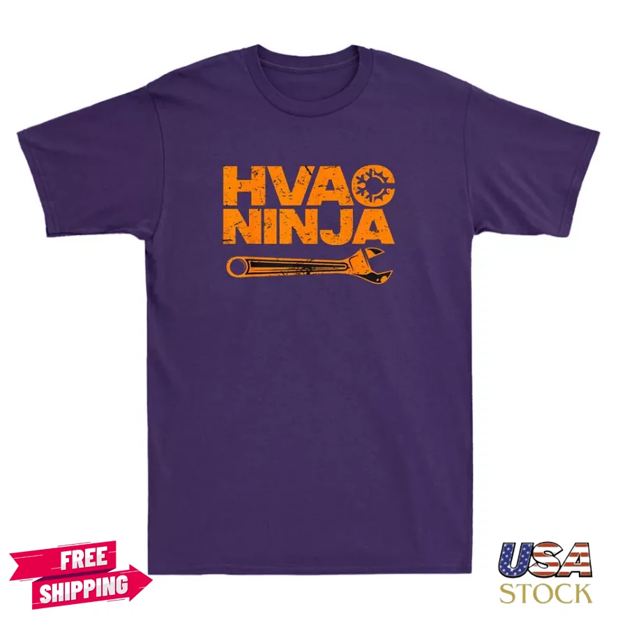 Divertente regalo HVAC per uomo Cool tecnico Air Condition Lover t-shirt da uomo retrò