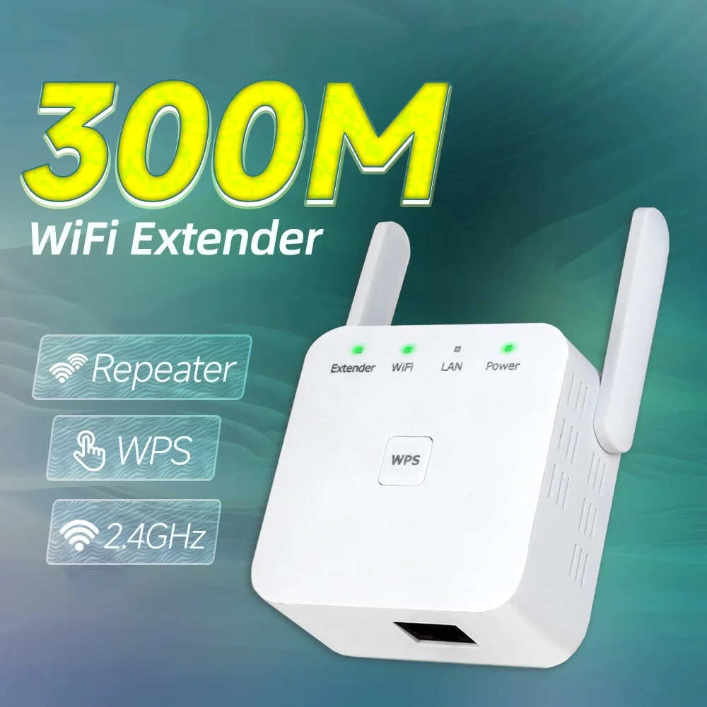 

300 Мбит/с Wi-Fi повторитель Wi-Fi усилитель сигнала Wi-Fi удлинитель сеть 2,4 ГГц беспроводной Wi-Fi повторитель дальнего действия для домашнего офиса
