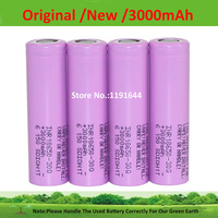4PCS/LOT Original 3.6V INR18650-30Q 18650 3000mAh Max Continuous 30A Discharge High Drain Li-ion Battery for Samsung