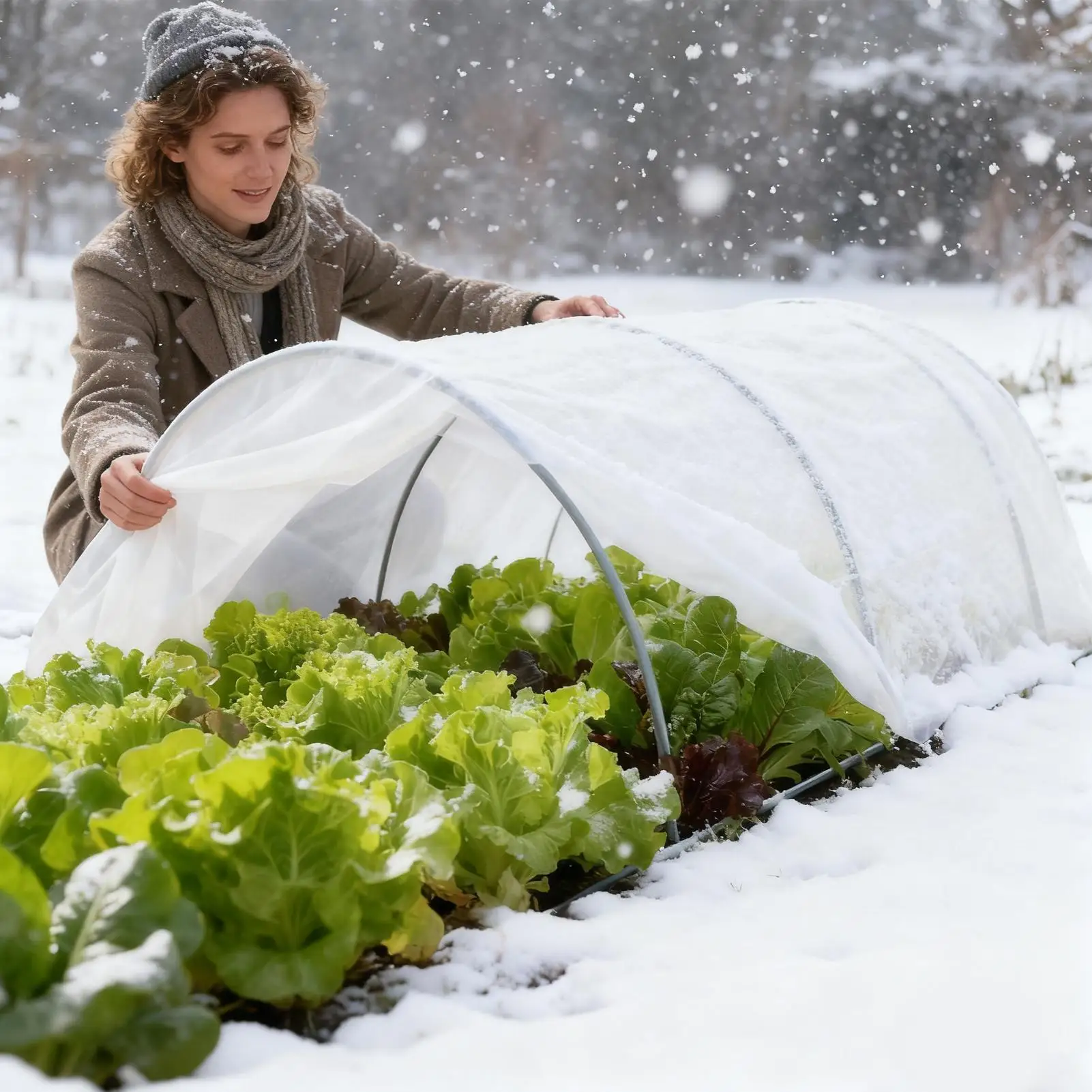 

Plant Covers Freeze Protection Plant Frost Cover Windproof Vegetables Protector For Landscape Patio Yard Lawn Winter Outdoor