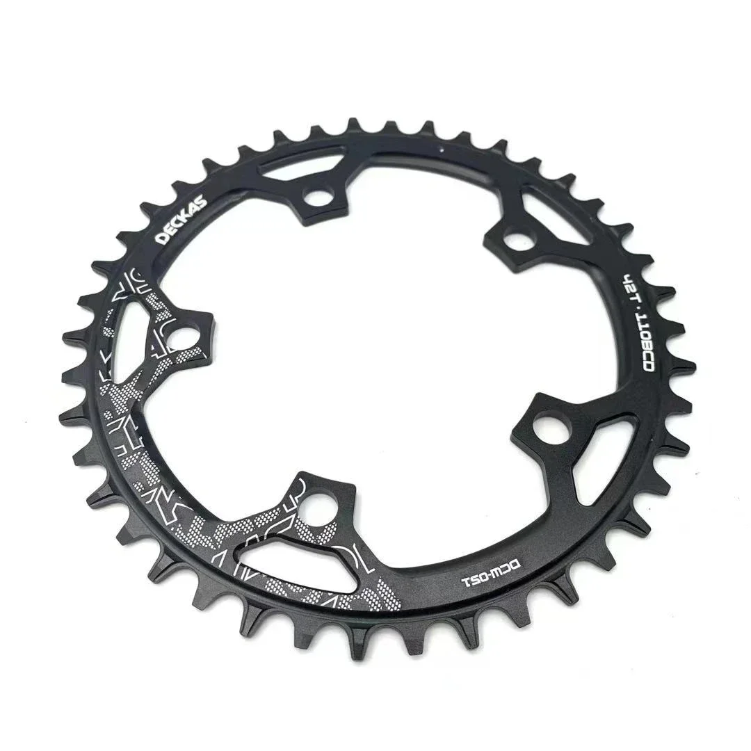 FOVNO 110/5 110BCD Narrow Wide Chainring 38T 40T 42T Eagle Tooth Bicycle Chainwheel For shimano SR 110bcd MTB Road Bike Crank