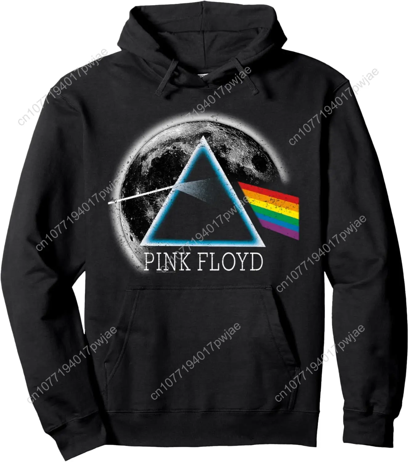 بلوفر بقلنسوة من Pink Floyd Dark Side of The Moon Rock Music Band