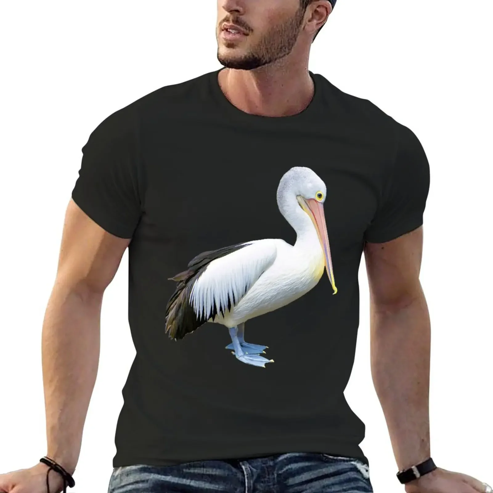 Australian Pelican (Pelecanus conspicillatus) T-Shirt boys whites man t shirt graphic tee shirt mens designer clothes