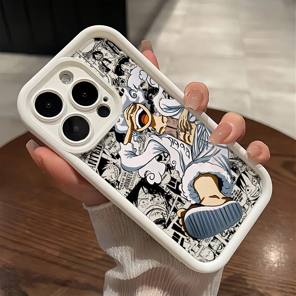 Мягкий чехол из ТПУ с аниме-дизайном One Piece для Xiaomi Redmi 15, 14C, 13, 13C, 12, 12C, K50, K40, 10C, 10, 9T, 9C, 9A, K30 4G/5G