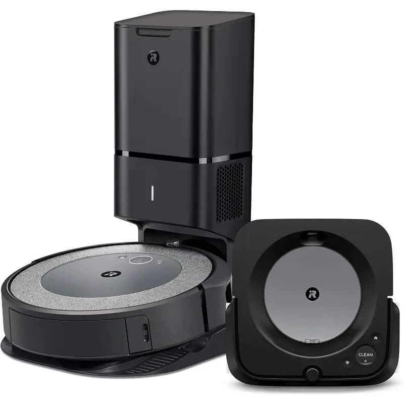 iRobot Roomba i3+ EVO (3550) Robot Vacuum and Braava Jet m6 (6113) Robot Mop Bundle - Wi-Fi Connected, Smart Mapping