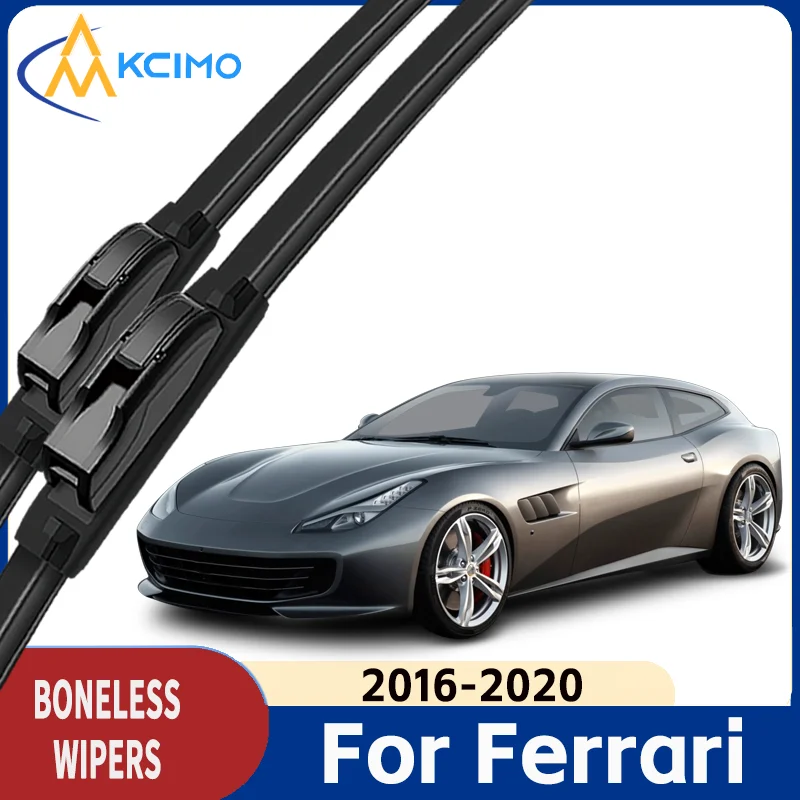 

Premium All Season Beam Wiper Blades Aerodynamic Design for Streak-Free Visibility Set of 2 for Ferrari GTC4 Lusso 2016-2020