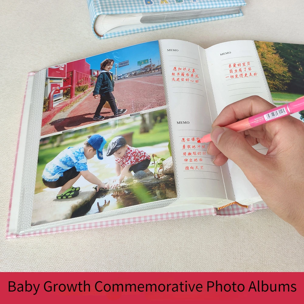 

Baby Growth Commemorative Photo Albums Cartoon Kindergarten Graduation Gift Postcard Storage Picture Album