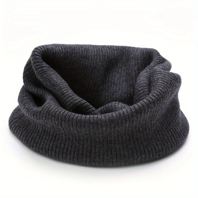 Autumn Winter Unisex Knitted Neck Warmer Fake Collar Warm Wool Neck Wrap Cover For Men Women Daily Outdoor Use