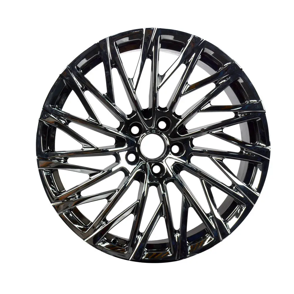 

Factory hotsale GVICHN 17-26 Inch Forged Aluminum Alloy Chrome Wheel Black Finish with 5x112 5x114.3 5x120 Hub 40mm and 35mm ET