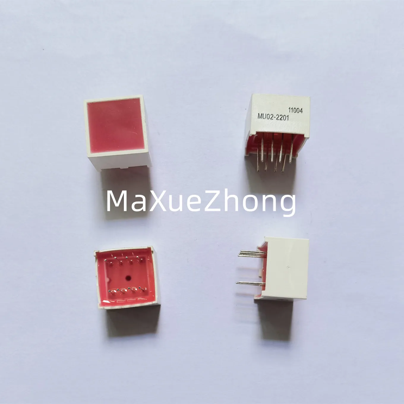 Original new 100% MU02-2201 red LED flat luminescence block 1.7V LED circuit board indicator lamp 660nm