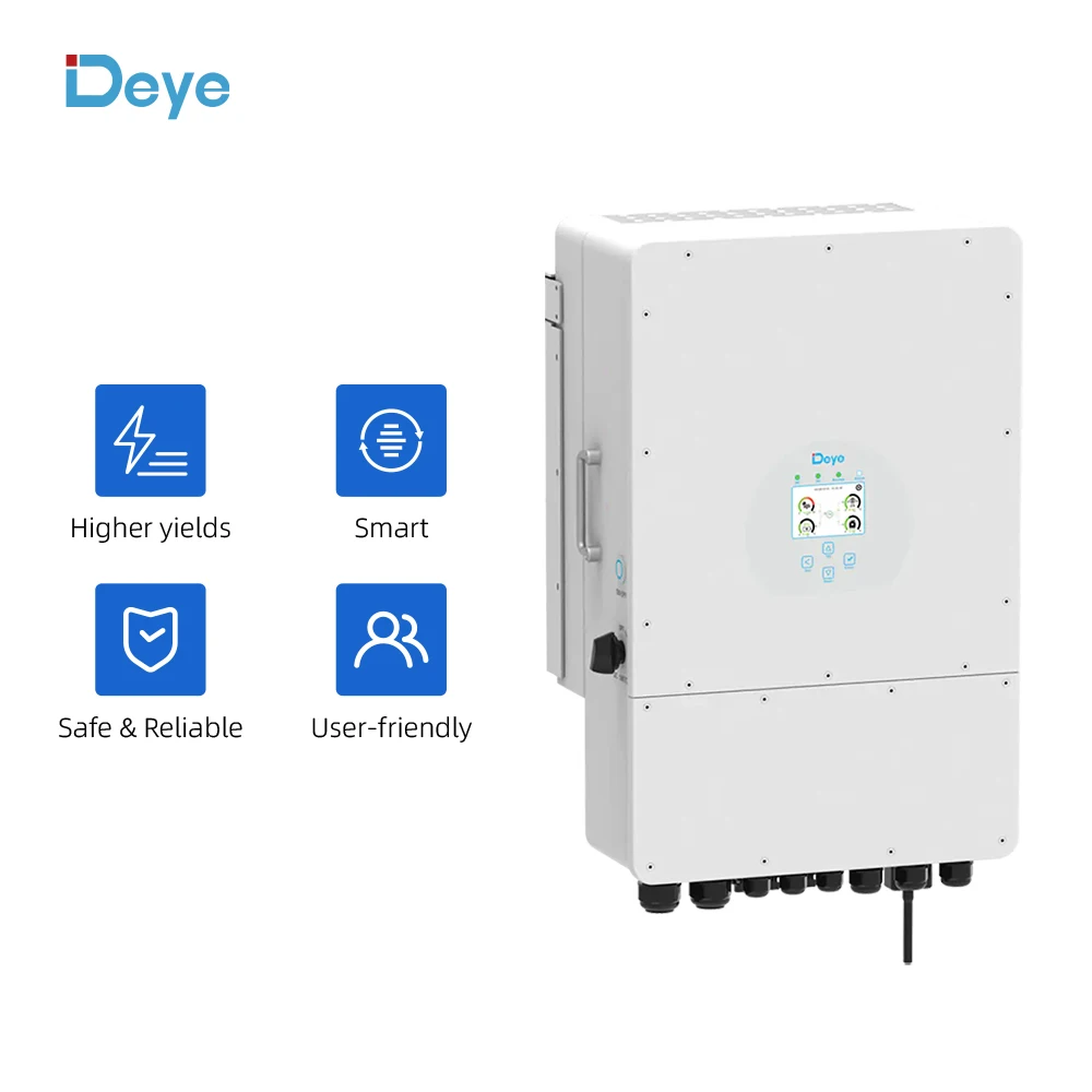 Deye 12000w 12kw hybrid three phase 48v solar  inverter in stock