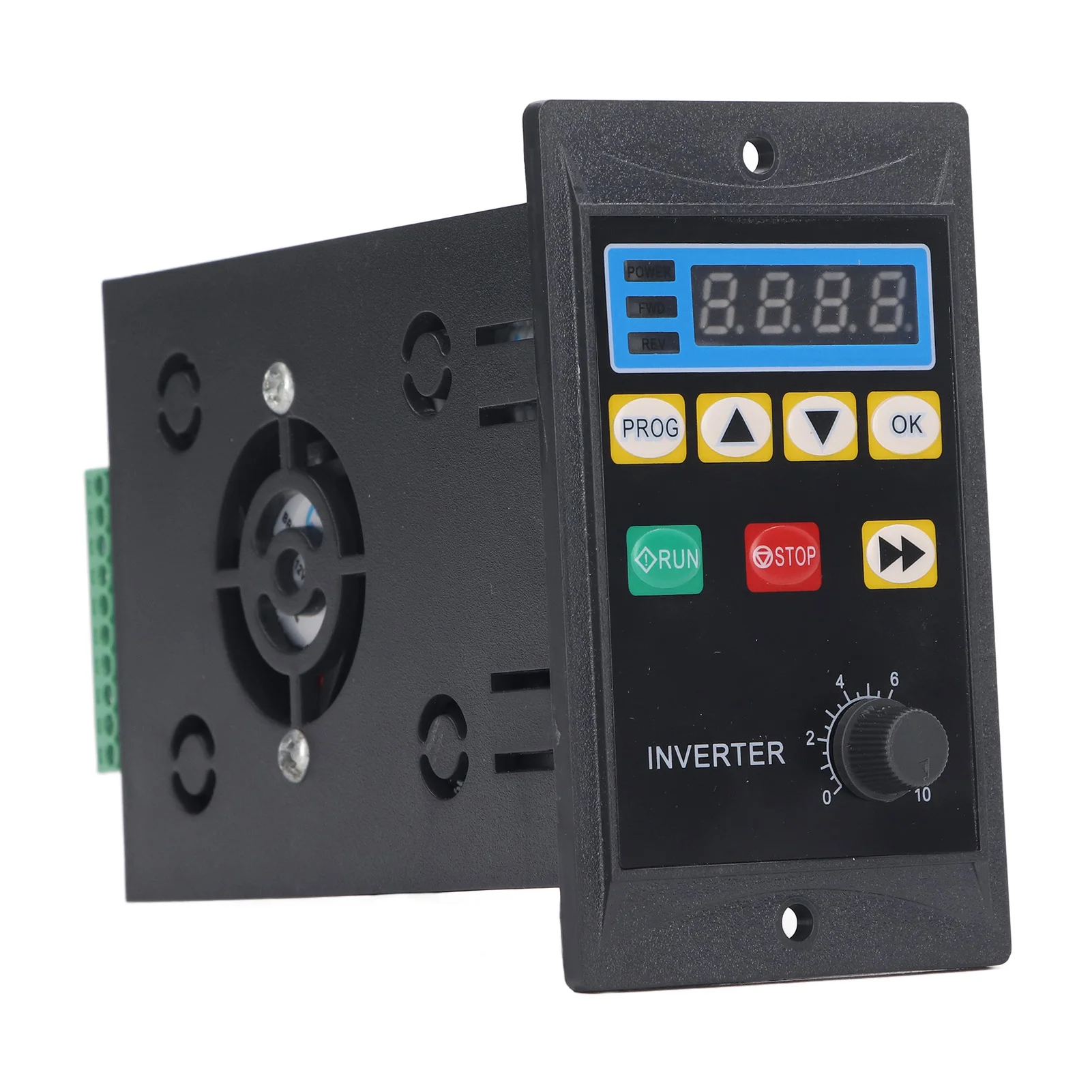 Motor Frequency Converter  Frequency Drive Inverter 750W Flame Retardant 1PH 176‑264V Input for Automatic Machine Tool