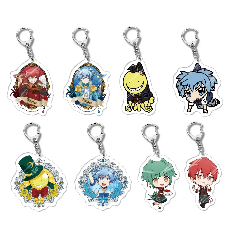 Assassination Classroom Anime Acryl-Schlüsselanhänger Schmuck Freunde Schlüsselkette Produkte Kreativität Freunde Geschenk Taschenanhänger Souvenir