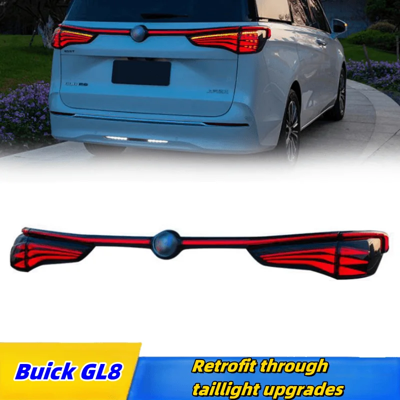 The For Buick GL8ES 653T 20-23 Led taillight assembly converts the brake light turn signal through the lights to the GL8ES