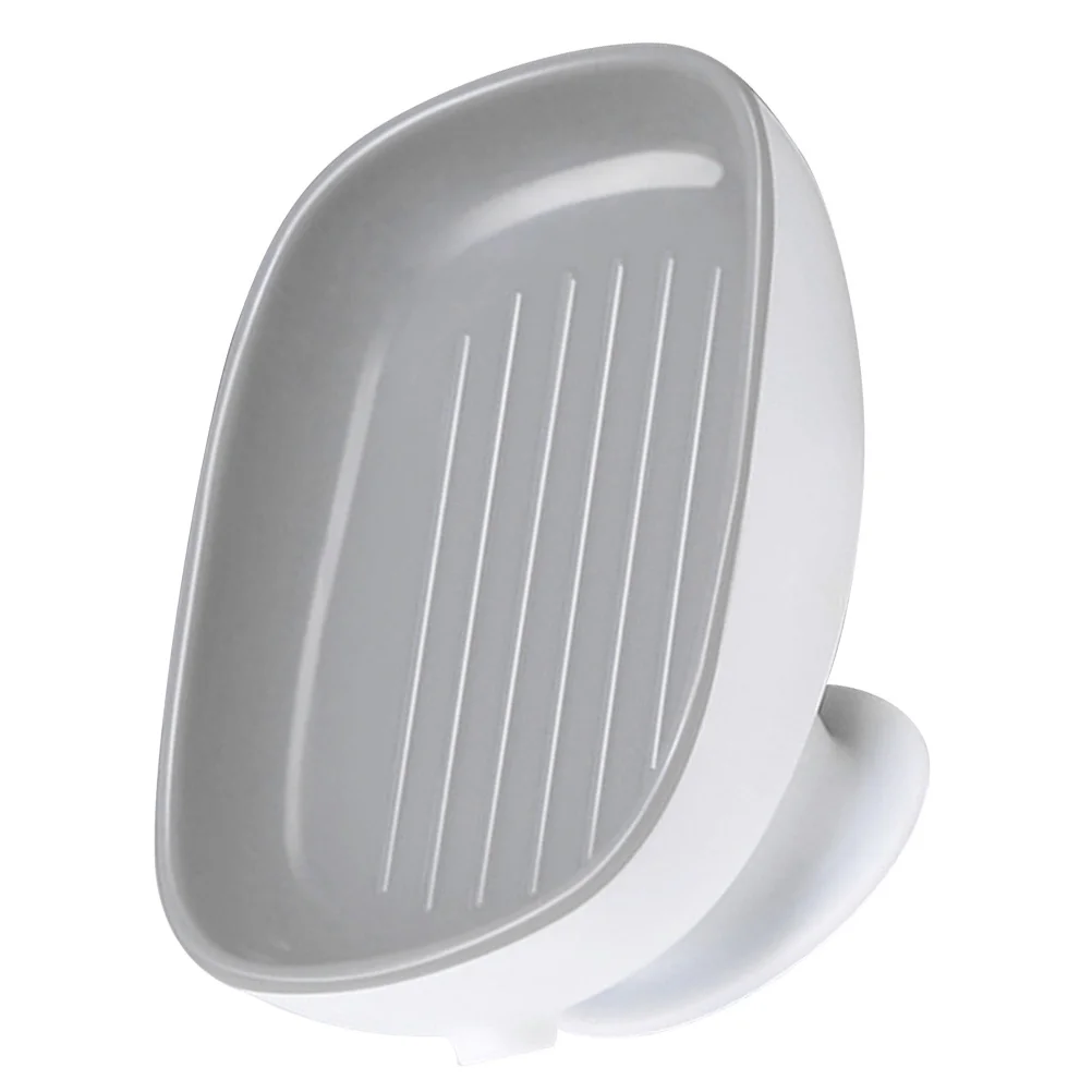 

Suction Cup Soap Holder Countertop Draining Tray Dish Storage Box Practical Easy Installation Bathroom Laundry Room