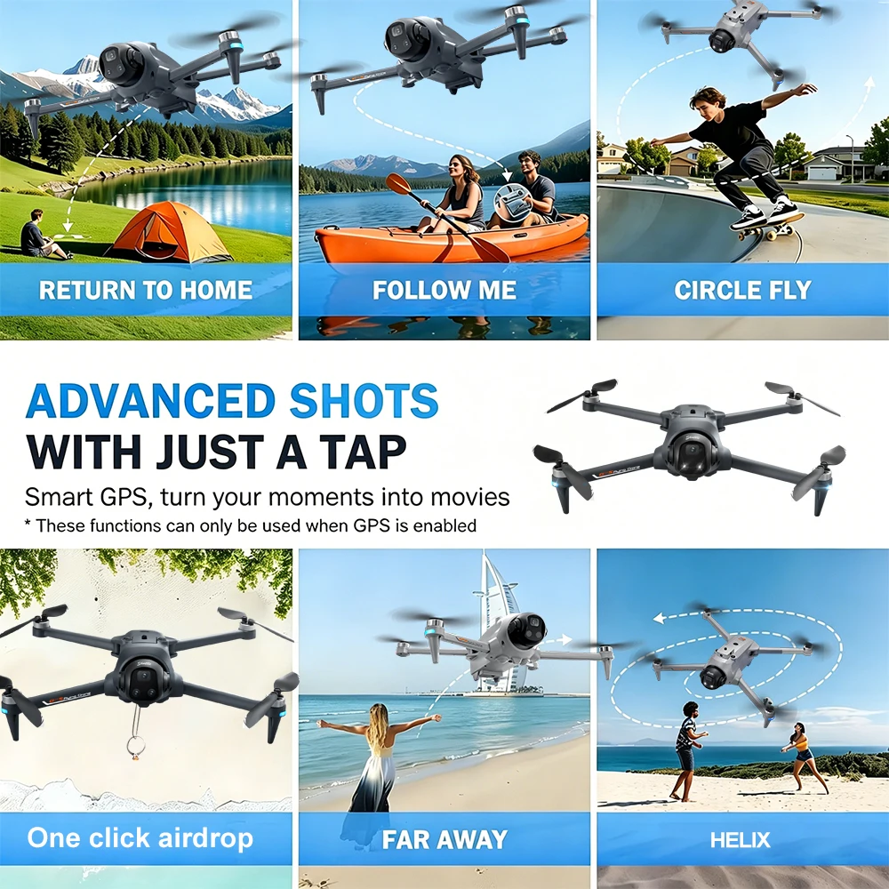ZNLYRION YL059 GPS Foldable Dr - огляд і ціна Drone Rc Full Form