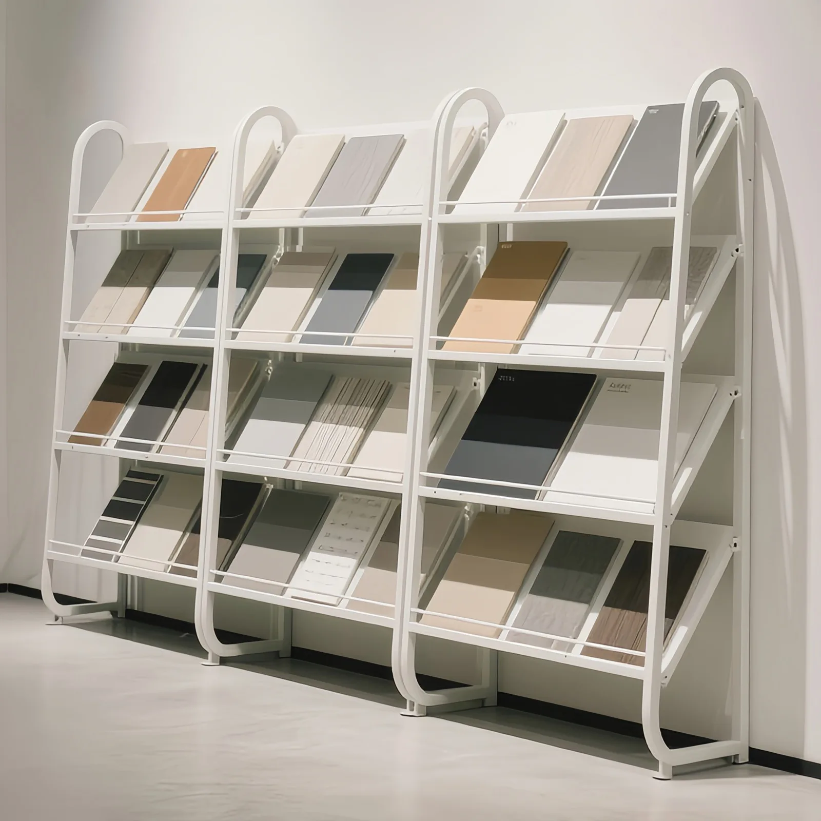 

Многофункциональный образец плитки, белая подставка для дисплея, вертикальная дверная панель шкафа, цветная пластина шкафа, полка для цветной карты, алюминиевая кнопка