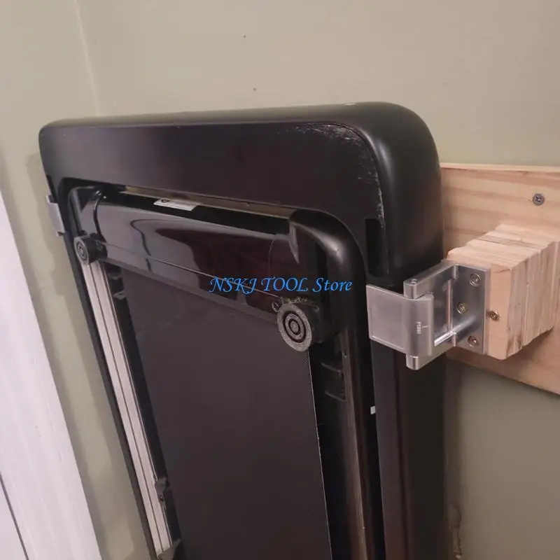 L8RC لوحة تقوية قفل الباب المعدني متعددة الأغراض مع وسادة ممتصة للصدمات مثالية للمساحات التجارية المنزلية #5