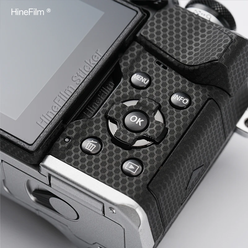 Hinefilm Pelle per Olympus OM-5 Mark II Adesivo per fotocamera OM-5II Decalcomania per fotocamera Pelle OM5II Wrap Cover per OM SYSTEM OM-5 Mark II Pelle
