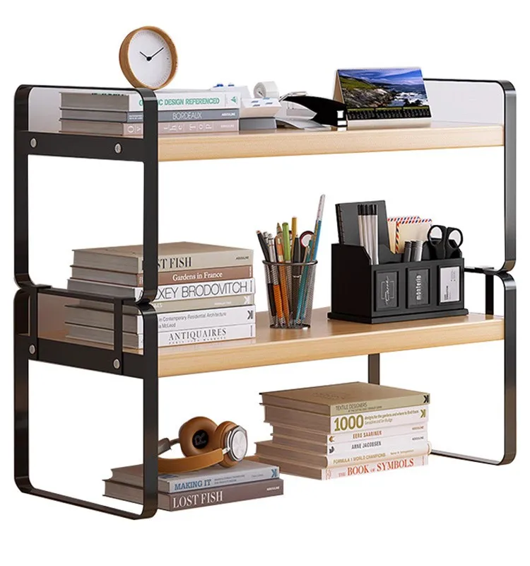 

Simple Desktop Bookelf Iron Art Office Bedroom Small Size Storage Ra Living Room Trendy Bookcase Organizer for Everyone