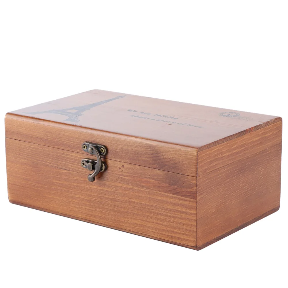 

Multifunction Sewing Box Wooden Material Vintage Style Needle Thread Box Portable Tower Pattern Wooden Sewing Basket Home Sewing