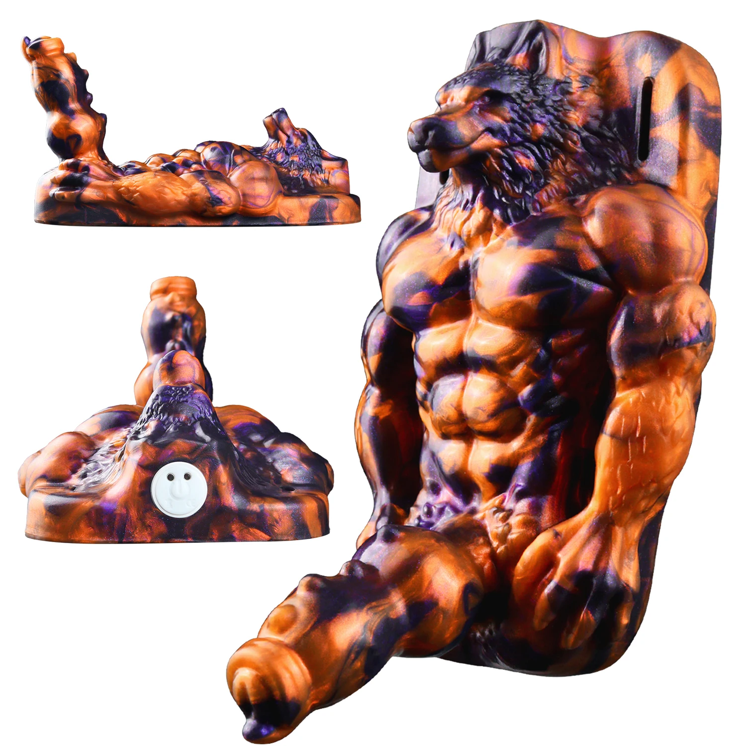 LICKER Strapon Vibrating Soft Silicone Bumpy Grinder Sexy Tool Nipple Massager Body Massage Grinders Clitoris Stimulator Sex Toy
