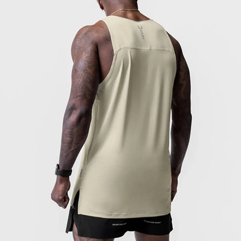 Summer Bodybuilding Tank Top Men's Gym Vest Sleeveless Workout Shirt Muscle Fitness Running Singlet Casual Athletic Wear