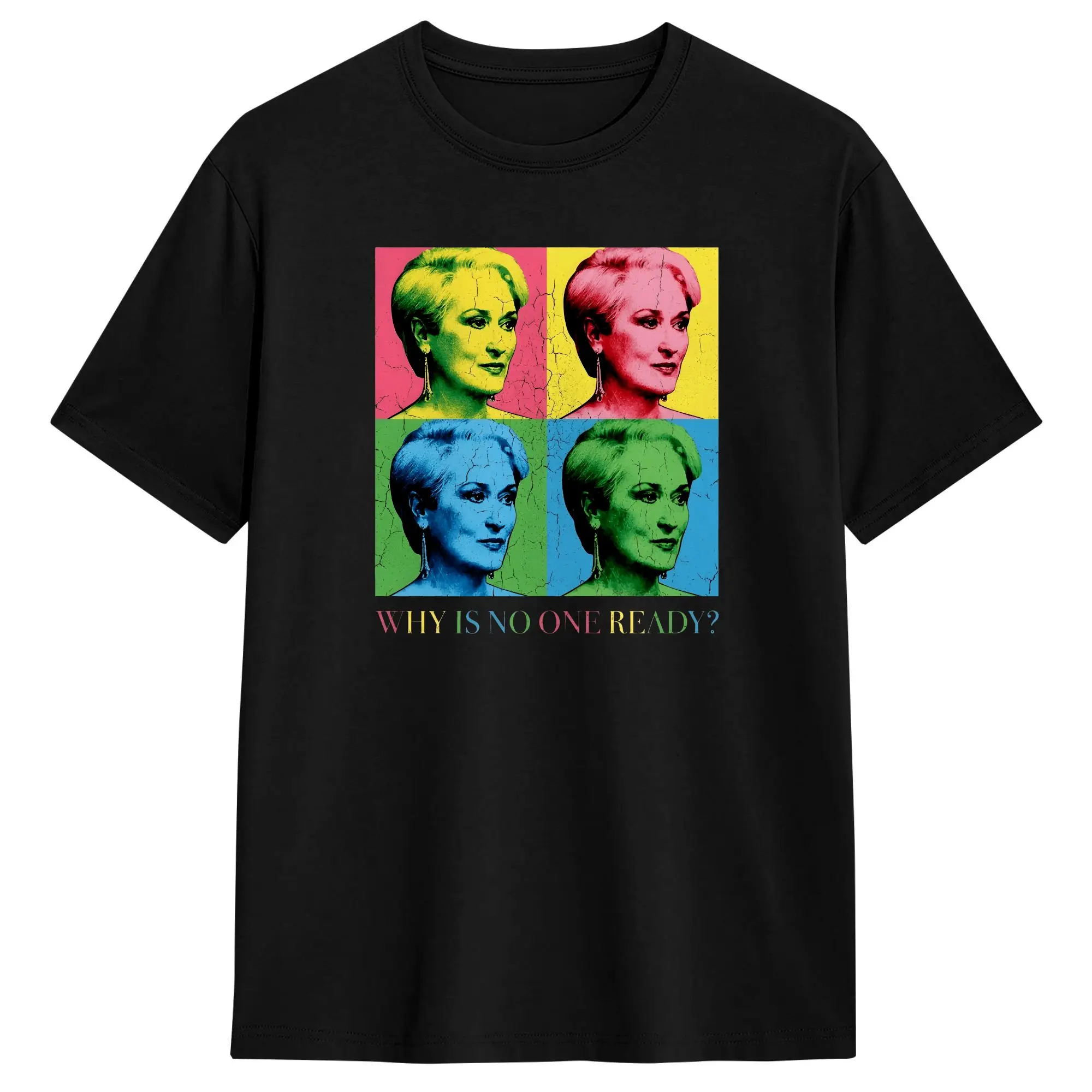 Vintage Pop Art Miranda Priestly Movie Quote The Devil Wears Pradad T Shirt Beach  Street Style T-Shirts Cotton Fashion Tshirt