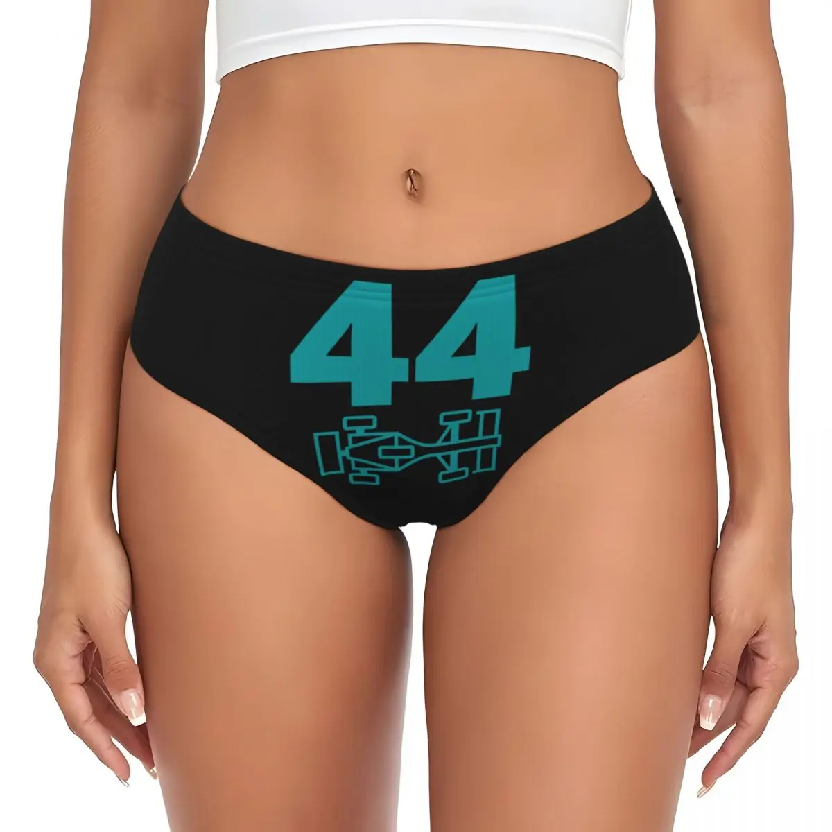 Custom Women Hamiltons 44 Sport Car Driver Racing Panties Underwear Female Stretch Briefs Underpants