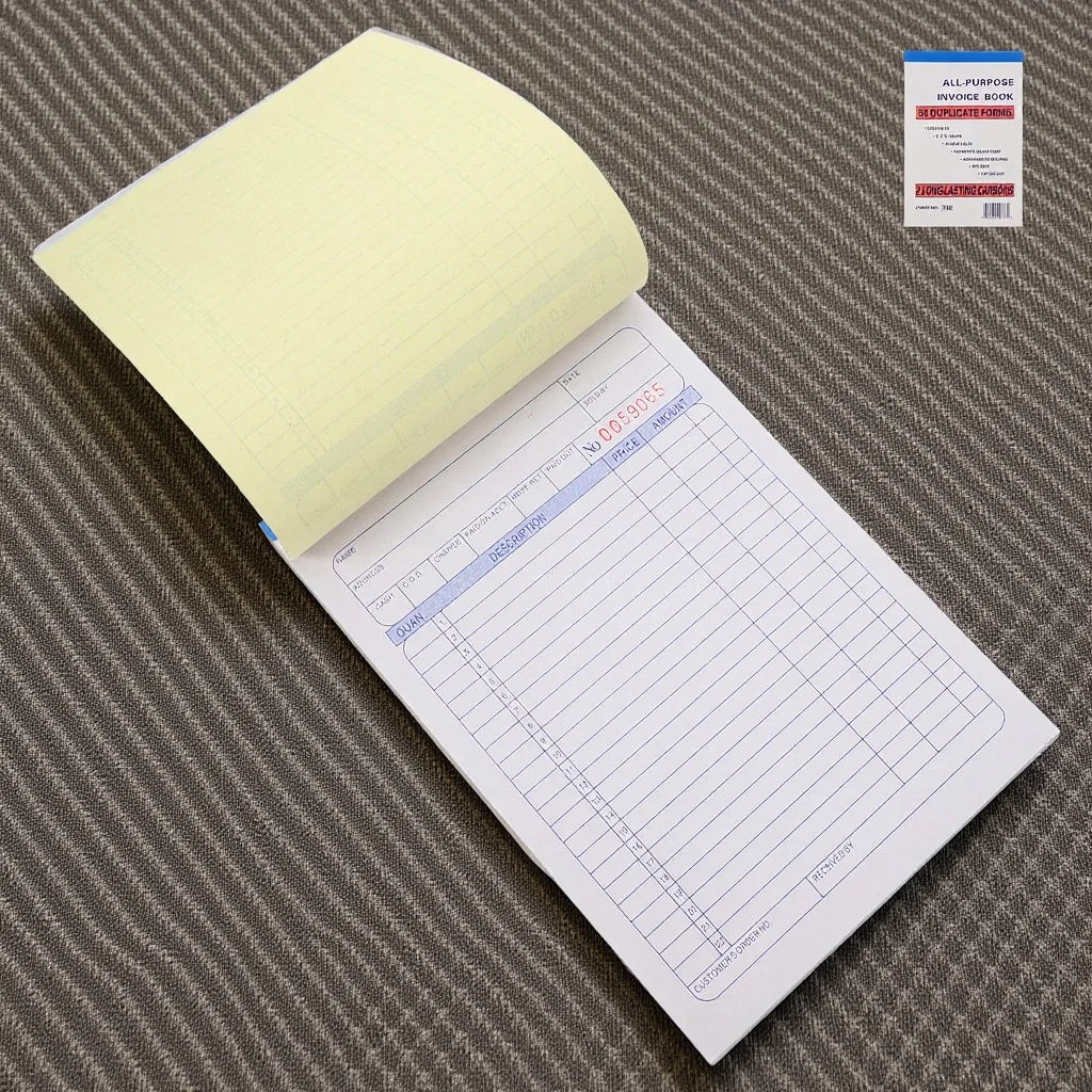 소규모 사업체를 위한 다중 칸막이 판매 주문서 정확한 영수증 및 재무 기록 유지 레스토랑 배달에 이상적