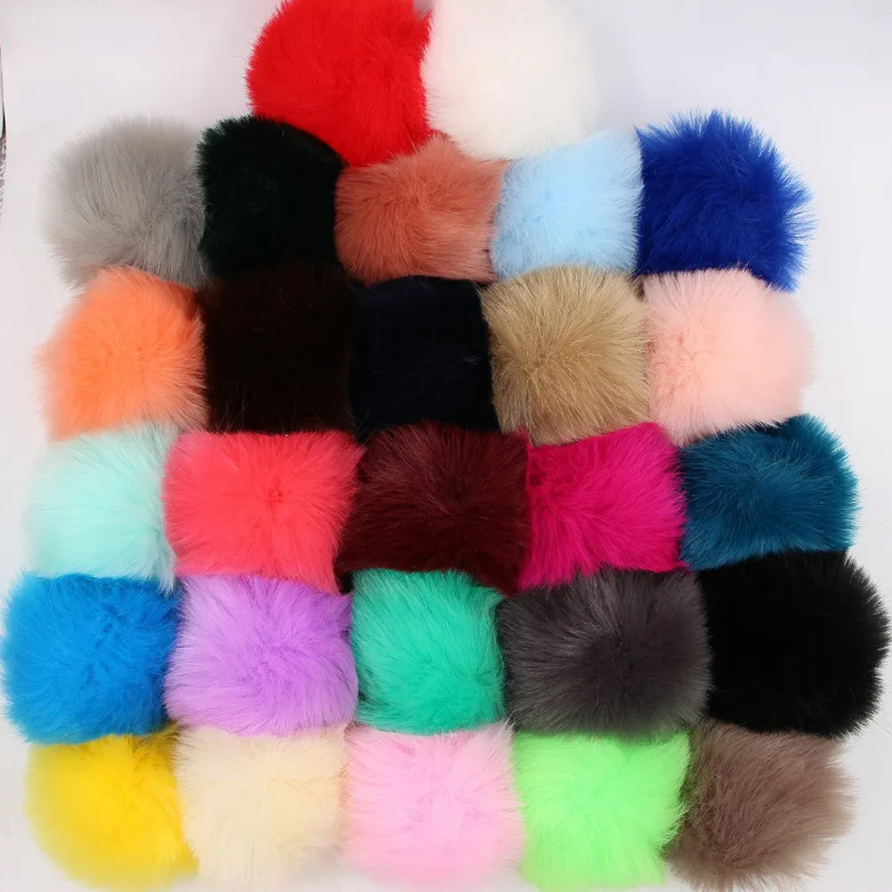 

16Pcs Cute Ball Keychain for Bag Car Key Decoration Fashion Pendant Accessories Lovely Key Ring Gift for Women Kids