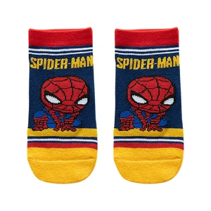 Kurze Sockenanime für Kinder, Spider-Man, Iron Man, Captain America, Zeichnungen, Mesh, Jungen, Kinder, Baby, Sommer, Frühling, 5 Paare, 1-12y 6 Hauptverkauf Fantasy Iron Man Bebe - №5