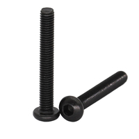 M10 M12*16 20 25 30 35 40 45 50 55 60 65 70 75 80 90 100 10.9 Grade Steel Hex Hexgaon Socket Button Round Allen Head Screw Bolt