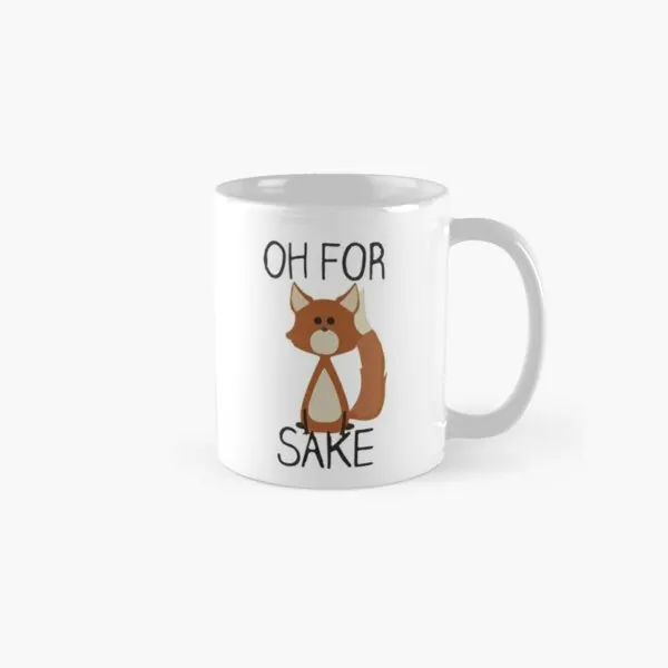 Oh For Fox Sake Dr Strange taza de diseño clásico, vajilla para beber, imagen de té impresa, foto, imagen, regalos de café, mango redondo Simple