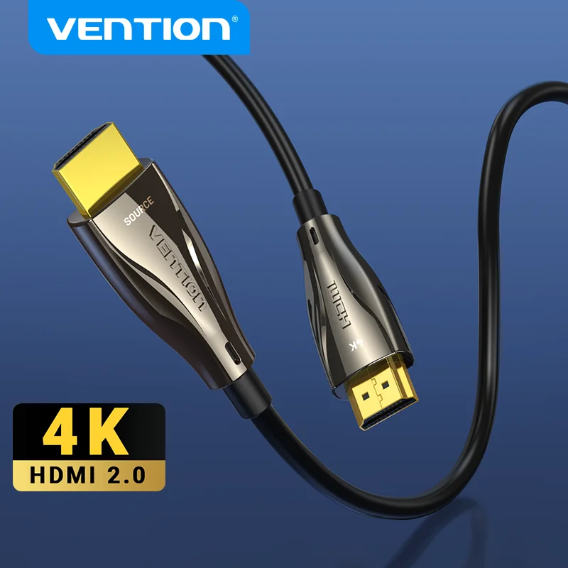 

Волоконно-оптический HDMI-кабель Vention 2.0, 100 м, 50 м, 4 К/60 Гц, 18 Гбит/с, HDMI-кабель для Xiaomi Mi Box PS5, 100 м, HDMI-сплиттер HDR10 ARC HDCP2.2
