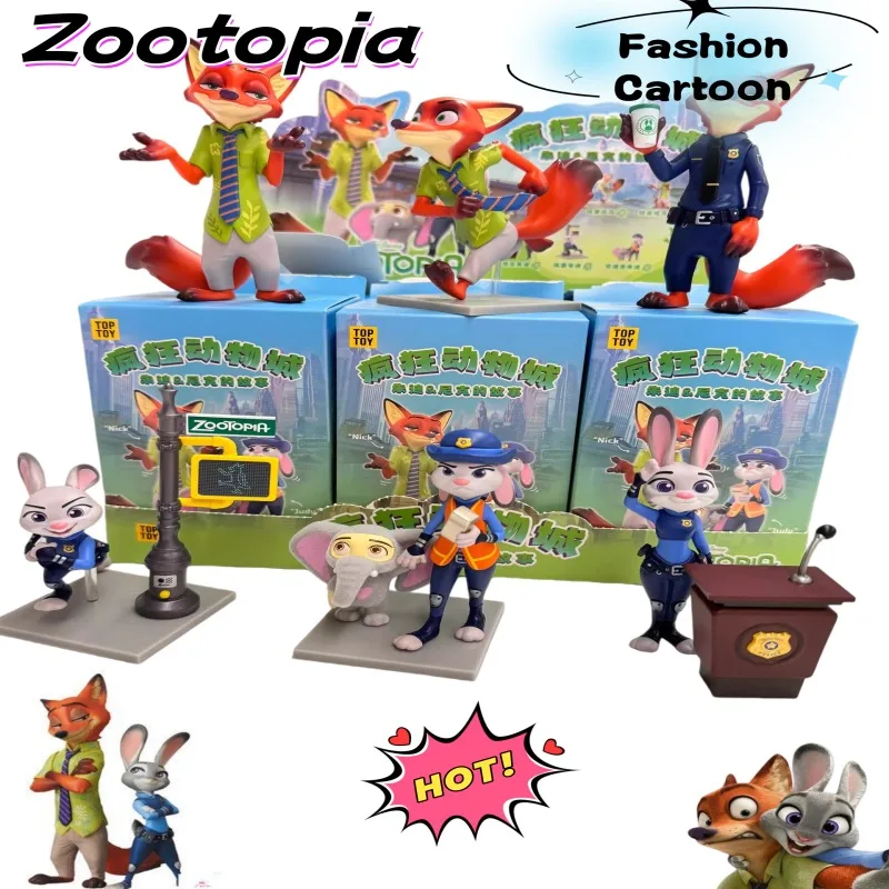 

Zootopia figurine, cute and stylish cartoon character, kawaii collectible for boys and girls, perfect as a birthday gift