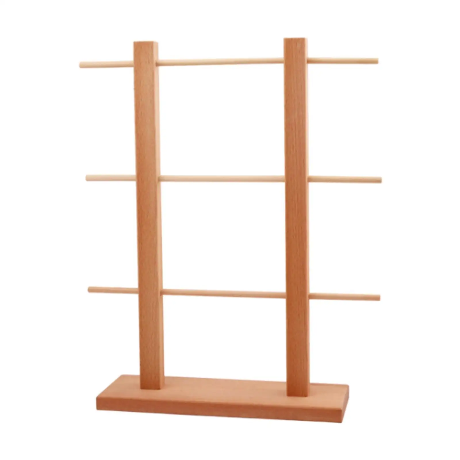 Beech Storage Rack Practical Removable Desktop Wooden Wire Rack Countertop Stand Sewing Threads Organizer for Bedroom Family