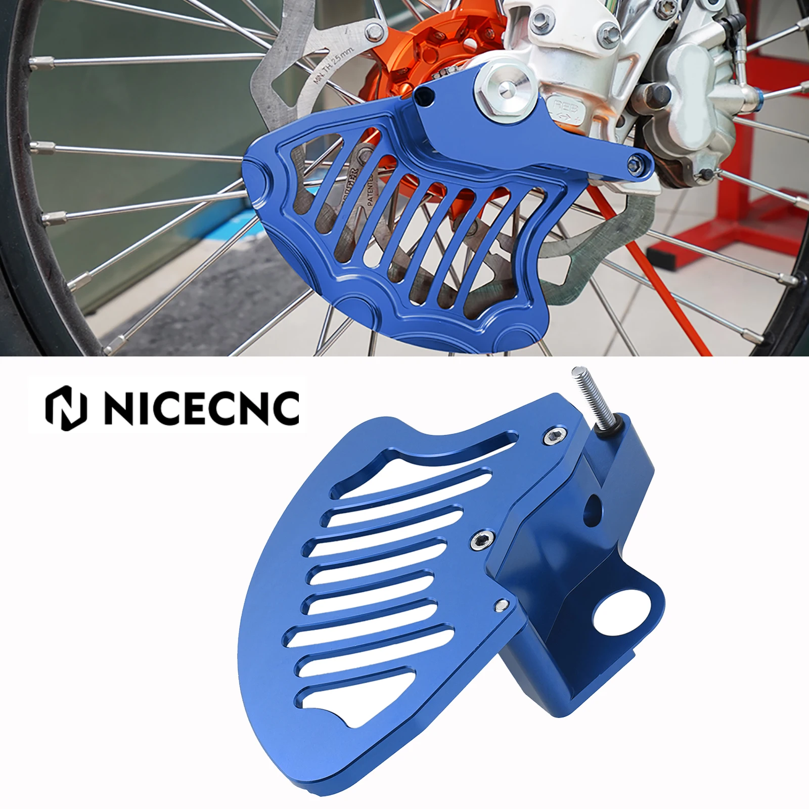 

For Husqvarna TE300 FE450 TE FE 125 200 250 300 350 400 450 501 2015 TC FC TE FE 125-501 2014 For KTM Front Brake Disc Guard