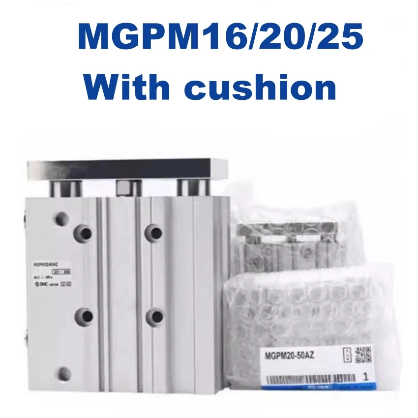 MGPM16 MGPM20 MGPM25 MGPM Original New AZ With Air Cushion Compact Guide Cylinder MGPM20-25AZ MGPM16-25AZ MGPM25-50AZ