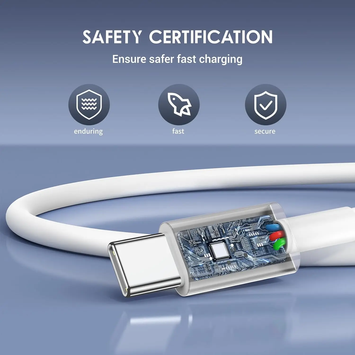 USB A إلى نوع C كابل شاحن سريع سلك خط الهاتف المحمول آيفون 17 16 15 برو ماكس هواوي IQoo ممن لهم شاحن سريع USB C كابل