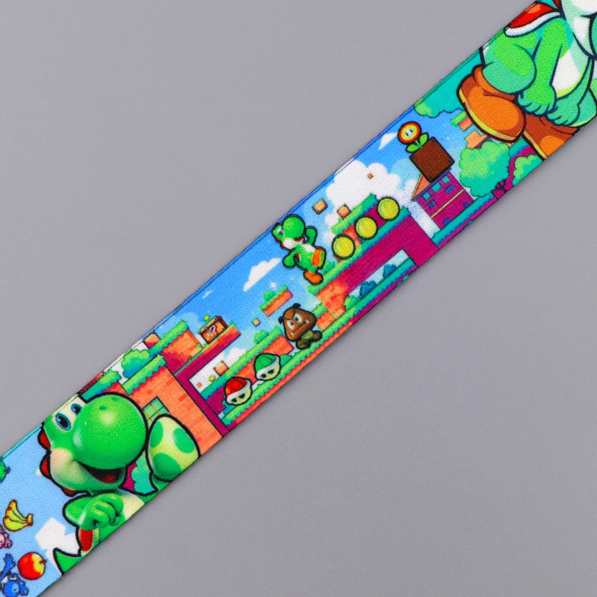 Buntes Schlüsselband mit Videospiel-Motiv und Kartenhalter, Ausweishalter, Umhängeband für Studenten, Arbeit, Büro, Reisezubehör, Geschenke – Detail 6