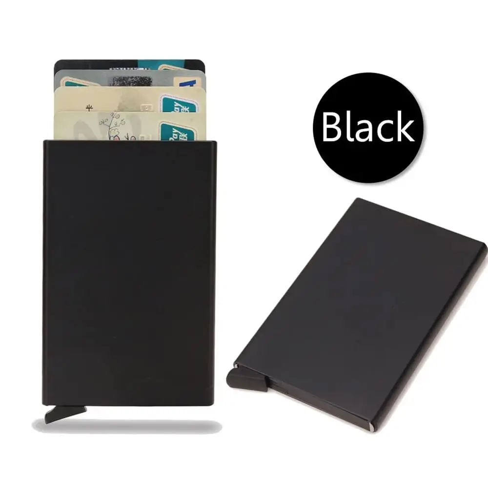 Slim and Minimalist Wallet, Front Pocket Wallet, RFID Shielding Function, Men's Credit Card Holder