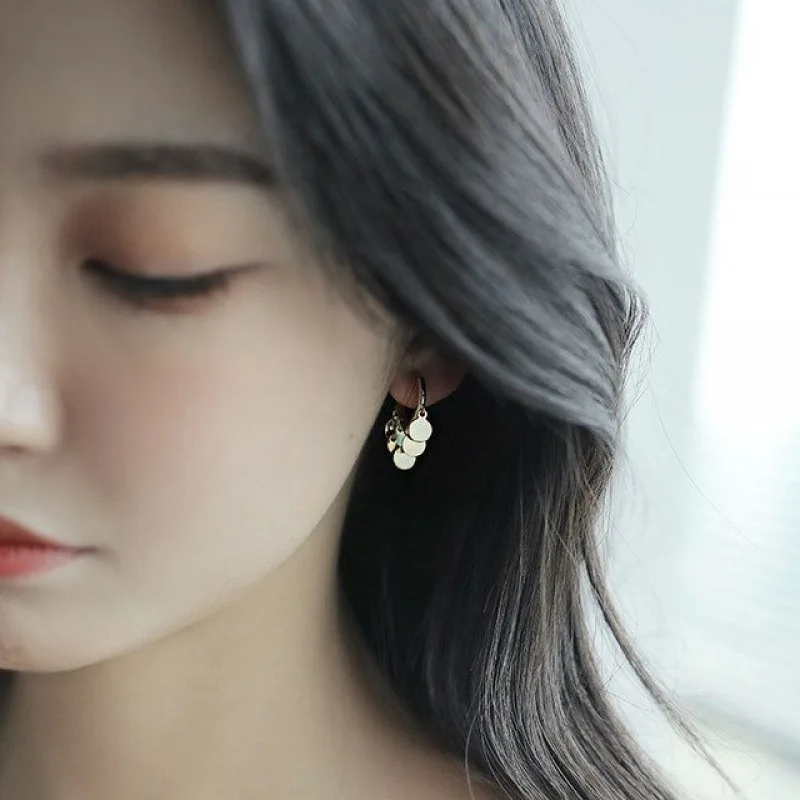 2022 New Trendy Metal Round Hoop Earrings For Women Temperament Design Bohemia Earrings Female Jewelry Birthday Gift