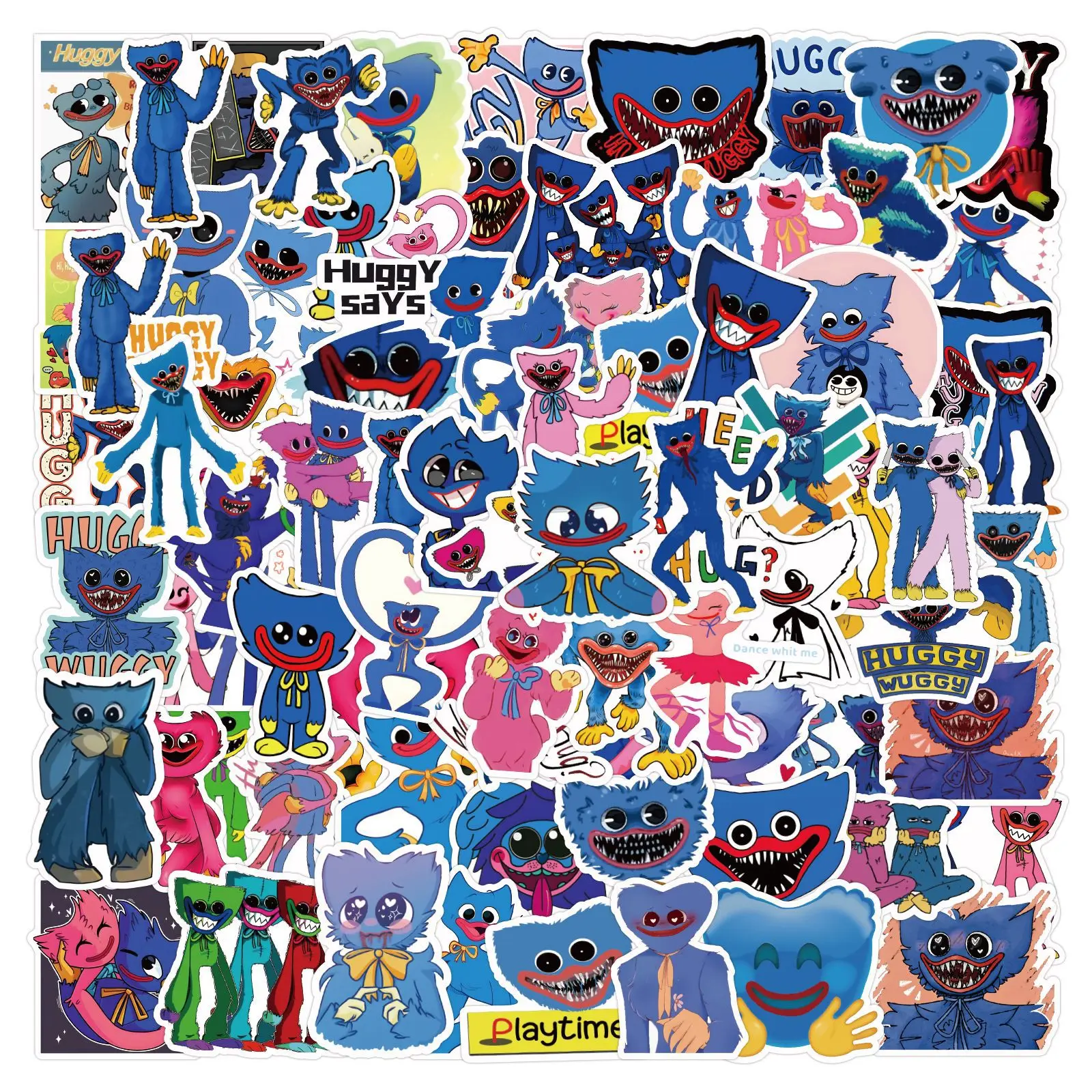 100pcs Cartoon Roblox Game Series Graffiti Stickers DIY Decorative Luggage Notebook Phone Case Guitar Sticker Wholesale