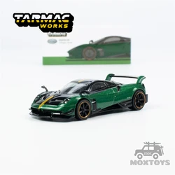 Tarmac Works 1:64 Pagani Huayra BC Green Diecast Model Car