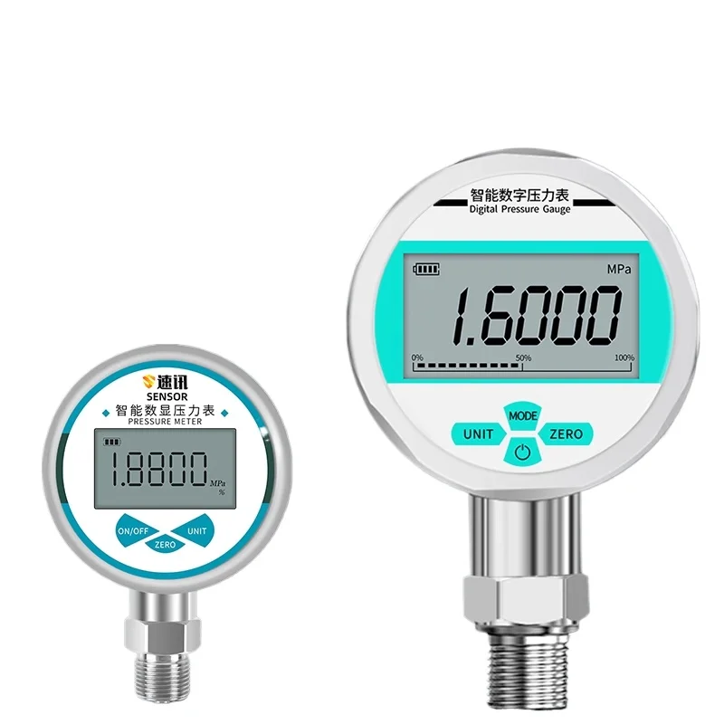 Intelligent Digital Pressure Gauge, High-precision Remote Transmission, Digital Display, Water Pressure, Air Pressure