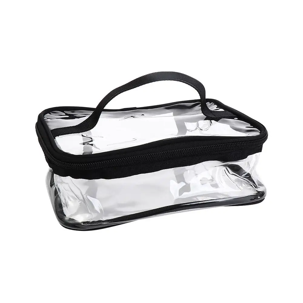

PVC Wash Bag Waterproof Zipper Letter Transparent Makeup Bag Women Cosmetic Bag Travel Storage Handbag Korean Storage Bag