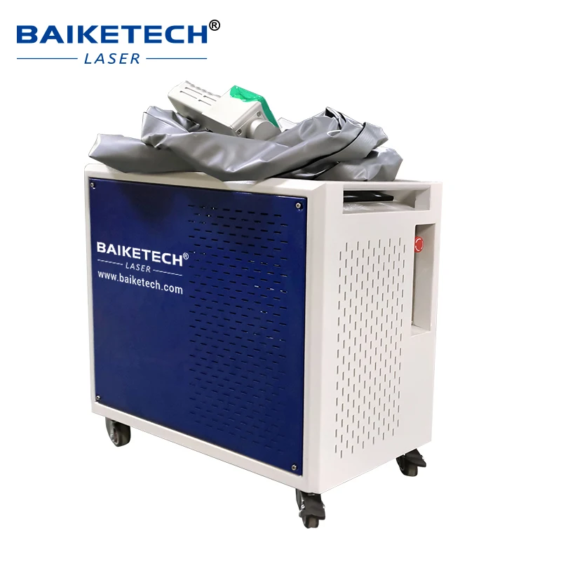 آلة التنظيف بالليزر المحمولة المستمرة 200 واط 300 واط لإزالة الصدأ المعدني حجر الطلاء #3