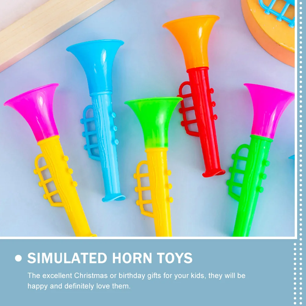 20 Pcs Trumpet Mini Speaker Pupils Toddler Children’s Toys Kids Musical Instruments 1000X400X400CM Plastic Lovely