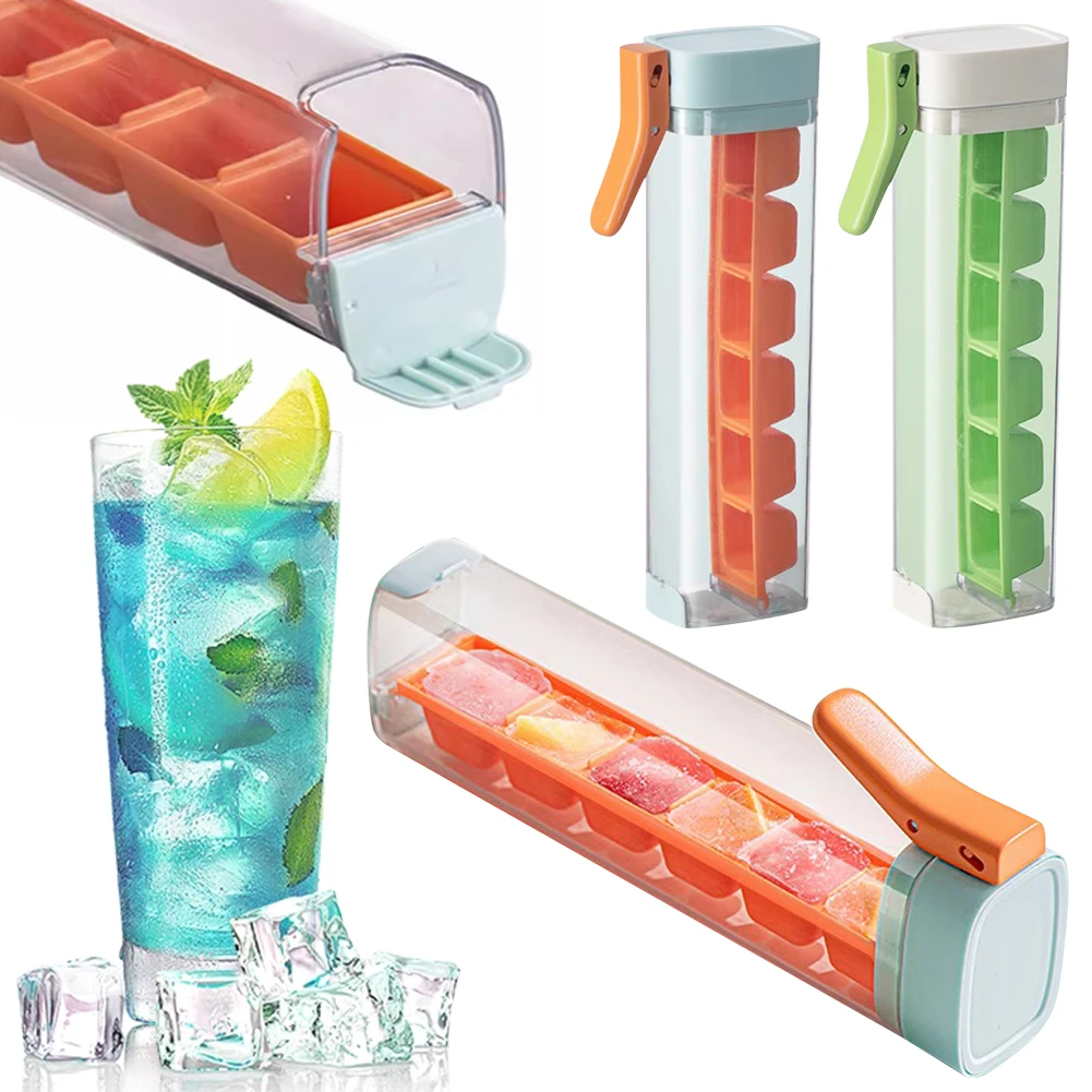 Ice Tube Making Trays Easy Push and Pop Out Vertical Ice Cube Tray Ice Cube Tray Stick Ideal for Sports and Water Bottles